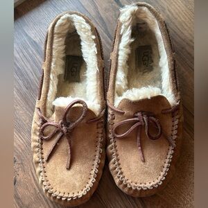 UGG Tan and Cream Sheepskin Boots